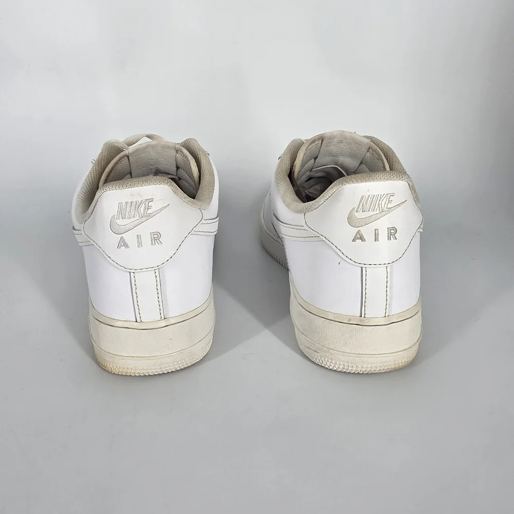 Nike Air Force 1 Low White 315122-111 Men's 14 Shoes Vintage Triple White